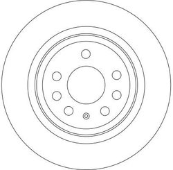 DISC FRANA TRW DF4284 - Compatibil cu CADILLAC, CHEVROLET, FIAT, HOLDEN, OPEL, SAAB, VAUXHALL