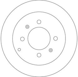 DISC FRANA TRW DF4286 - Compatibil cu HYUNDAI, HYUNDAI (BEIJING), KIA, KIA (DYK)