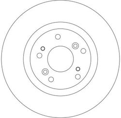 DISC FRANA TRW DF4288 - Compatibil cu HONDA, HONDA (DONGFENG)