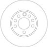 DISC FRANA TRW DF4293 - Compatibil cu CADILLAC, CHEVROLET, FIAT, HOLDEN, OPEL, SAAB, VAUXHALL