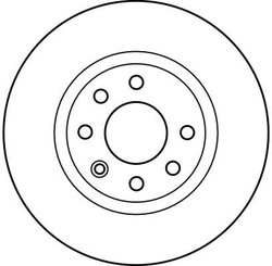 DISC FRANA TRW DF4300 - Compatibil cu VOLVO