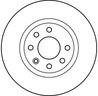 DISC FRANA TRW DF4300 - Compatibil cu VOLVO