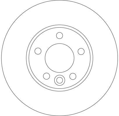 DISC FRANA TRW DF4309S - Compatibil cu VW