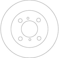 DISC FRANA TRW DF4315 - Compatibil cu HAFEI, SUZUKI, SUZUKI (CHANGHE)