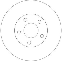 DISC FRANA TRW DF4316 - Compatibil cu NISSAN