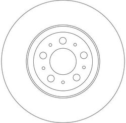 DISC FRANA TRW DF4339 - Compatibil cu VOLVO