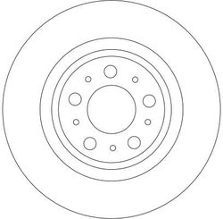 DISC FRANA TRW DF4338 - Compatibil cu VOLVO