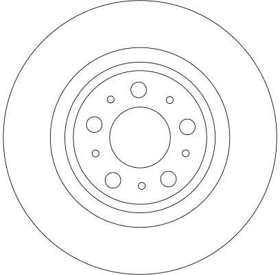DISC FRANA TRW DF4338 - Compatibil cu VOLVO