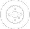 DISC FRANA TRW DF4344 - Compatibil cu HOLDEN, OPEL, VAUXHALL