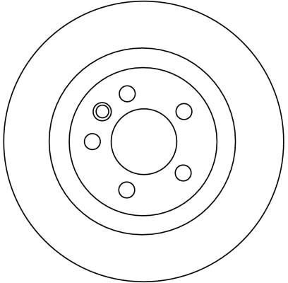 DISC FRANA TRW DF4343S - Compatibil cu LAND ROVER