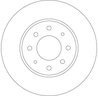 DISC FRANA TRW DF4345 - Compatibil cu MITSUBISHI