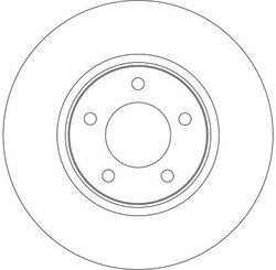 Disc frana TRW DF4346