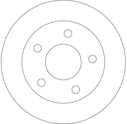 DISC FRANA TRW DF4357 - Compatibil cu NISSAN