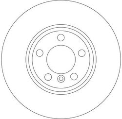 DISC FRANA TRW DF4361 - Compatibil cu BMW, BMW (BRILLIANCE)