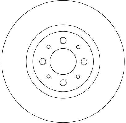 DISC FRANA TRW DF4377 - Compatibil cu ALFA ROMEO, CHRYSLER, FIAT, LANCIA
