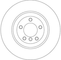 DISC FRANA TRW DF4389S - Compatibil cu BMW
