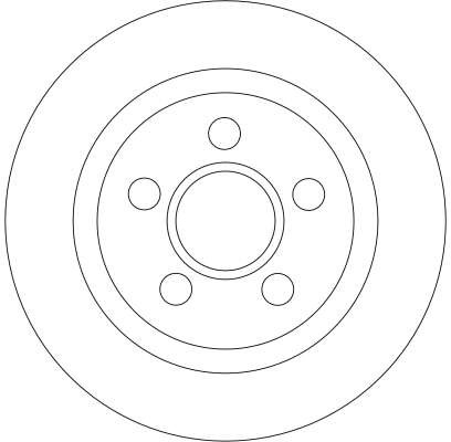 DISC FRANA TRW DF4407 - Compatibil cu FORD