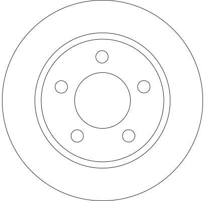 DISC FRANA TRW DF4419 - Compatibil cu MAZDA, MAZDA (CHANGAN)