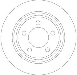 DISC FRANA TRW DF4420 - Compatibil cu MAZDA