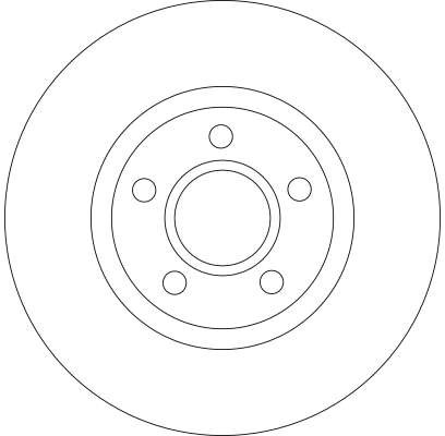 DISC FRANA TRW DF4424 - Compatibil cu FORD, FORD (CHANGAN), FORD AUSTRALIA, VOLVO, VOLVO (CHANGAN)