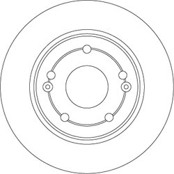 DISC FRANA TRW DF4428 - Compatibil cu HONDA