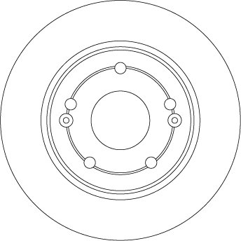 DISC FRANA TRW DF4428 - Compatibil cu HONDA