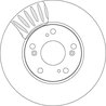 Disc frana TRW DF4429