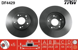 Disc frana TRW DF4429