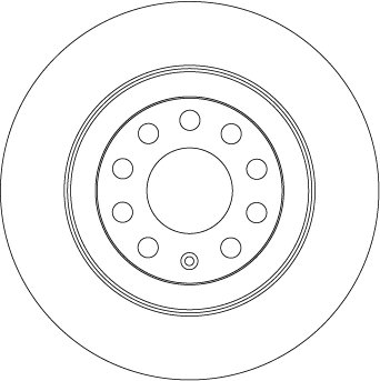 DISC FRANA TRW DF4434 - Compatibil cu AUDI