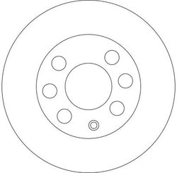 DISC FRANA TRW DF4439 - Compatibil cu BAOJUN (SGMW), CHEVROLET, CHEVROLET (SGM), CHEVROLET (SGMW), DAEWOO, HOLDEN, ZAZ