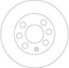DISC FRANA TRW DF4439 - Compatibil cu BAOJUN (SGMW), CHEVROLET, CHEVROLET (SGM), CHEVROLET (SGMW), DAEWOO, HOLDEN, ZAZ