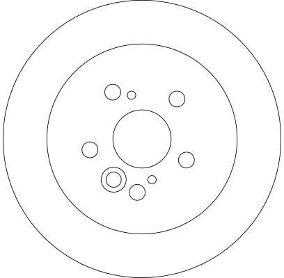 DISC FRANA TRW DF4441 - Compatibil cu CHERY, TOYOTA
