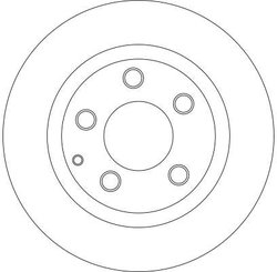 Disc frana TRW DF4442