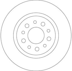 DISC FRANA TRW DF4440 - Compatibil cu ALFA ROMEO