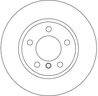DISC FRANA TRW DF4449 - Compatibil cu BMW, BMW (BRILLIANCE)