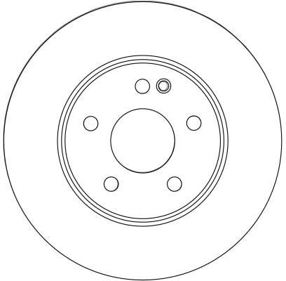 DISC FRANA TRW DF4454 - Compatibil cu MERCEDES-BENZ