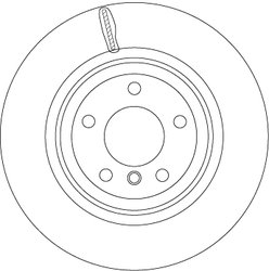 DISC FRANA TRW DF4461S - Compatibil cu BMW, BMW (BRILLIANCE)