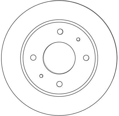 DISC FRANA TRW DF4463 - Compatibil cu MITSUBISHI, SMART