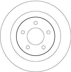 DISC FRANA TRW DF4468 - Compatibil cu MAZDA