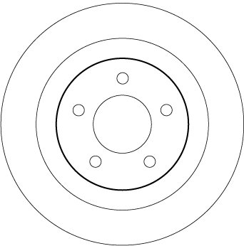 DISC FRANA TRW DF4468 - Compatibil cu MAZDA