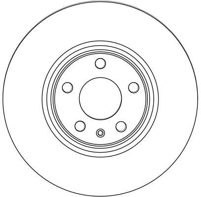 DISC FRANA TRW DF4470 - Compatibil cu AUDI, AUDI (FAW)