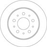 DISC FRANA TRW DF4481S - Compatibil cu CITROEN, FIAT, PEUGEOT