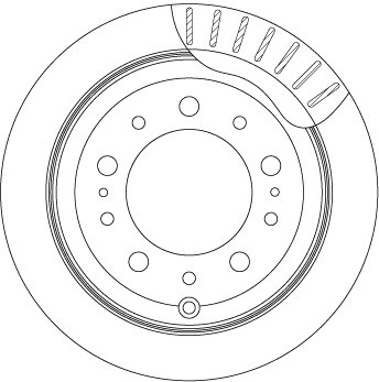 Disc frana TRW DF4483
