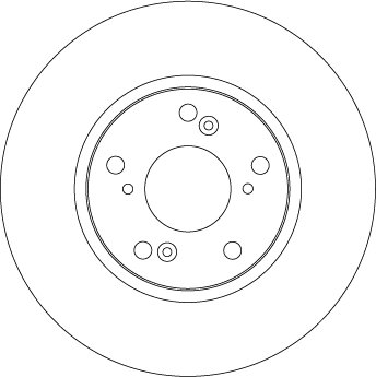 DISC FRANA TRW DF4486 - Compatibil cu BYD, CIIMO, GREAT WALL, HONDA, HONDA (DONGFENG), HONDA (GAC)