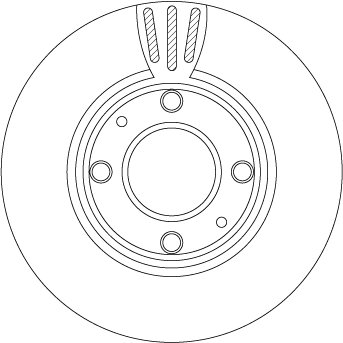 Disc frana TRW DF4496