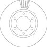 DISC FRANA TRW DF4494 - Compatibil cu LEXUS, TOYOTA, TOYOTA (FAW)