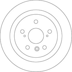DISC FRANA TRW DF4500 - Compatibil cu LEXUS, TOYOTA