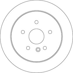 DISC FRANA TRW DF4561 - Compatibil cu TOYOTA