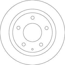 DISC FRANA TRW DF4689 - Compatibil cu MAZDA