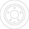 DISC FRANA TRW DF4689 - Compatibil cu MAZDA